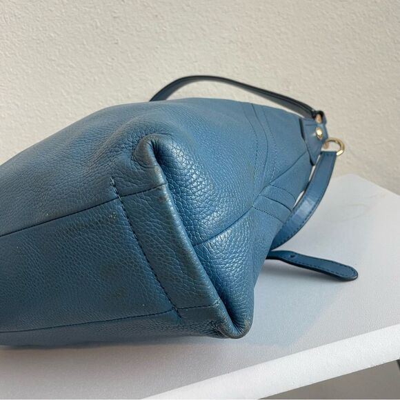 MICHAEL KORS Blue Hobo Nolita Aria Shoulder Bag Fulton Bedford Crossbody - Picture 11 of 11